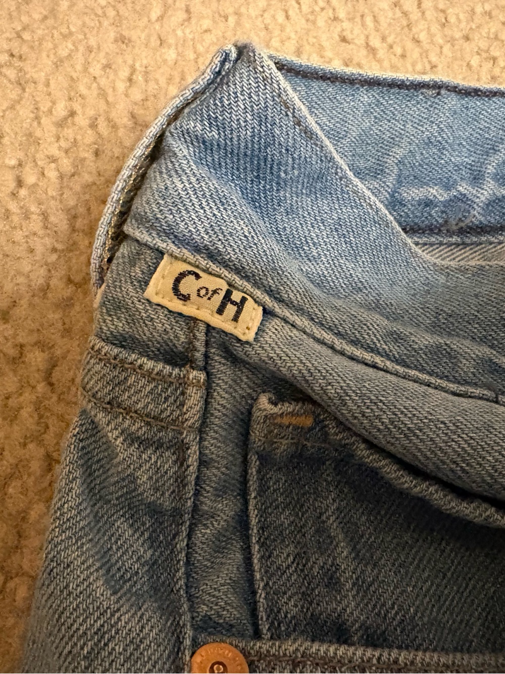 CITIZENS OF HUMANITY ESTELLA DAY TRIP FRAY HIGH-RISE ANKLE FLARE JEANS size 23 - Picture 4 of 12